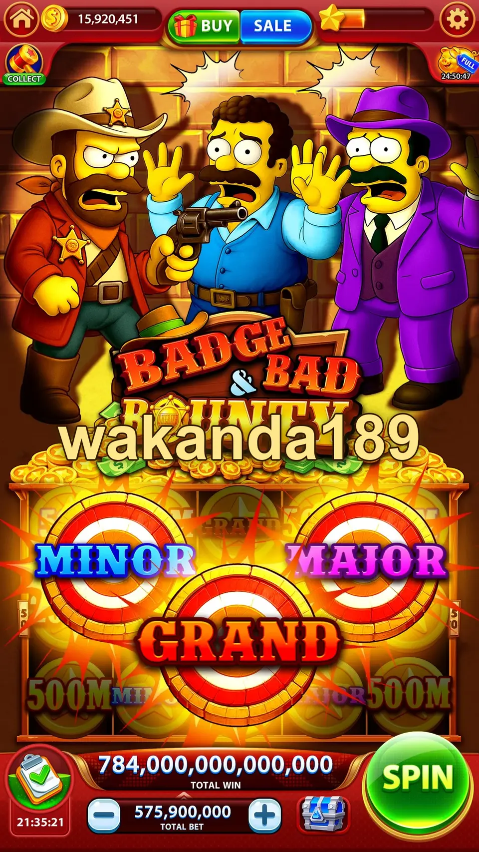 wakanda189 Masuk